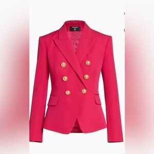 Balmain double breasted wool jacket. NWT size 46.
